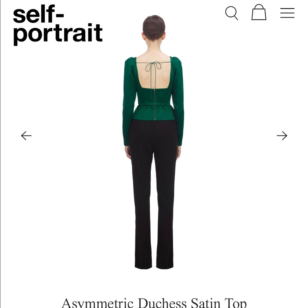 Self-Portrait Duchess Top - Picture 4 of 7